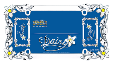Daisy Plate Frame Chrome/Painted