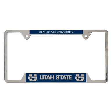 Utah State University Aggies Chrome License Plate Frame - Metal
