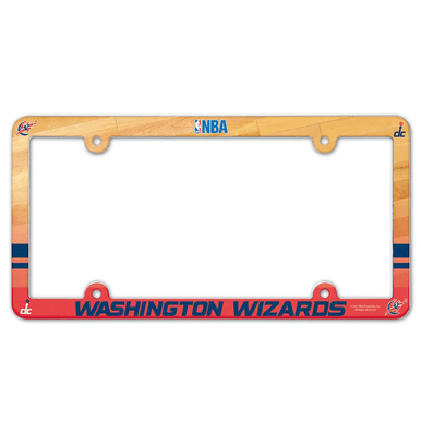 Washington Wizards Full Color Plastic License Plate Frame