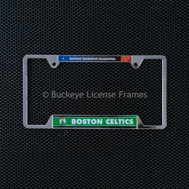 Boston Celtics Chrome License Plate Frame - Metal
