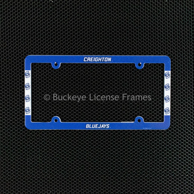 Creighton University Bluejays Full Color Plastic License Plate Frame