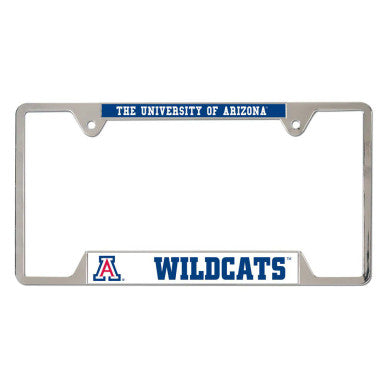 University Of Arizona Wildcats Chrome License Plate Frame - Metal
