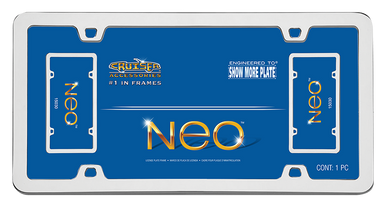 Chrome Plain License Plate Frame