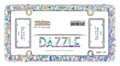 Chrome Dazzle Plate Frame