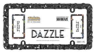 Black Dazzle Plate Frame