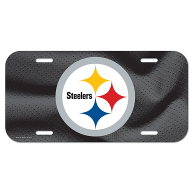 Pittsburgh Steelers Logo Plastic License Plate