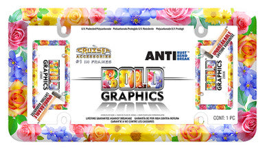 Bold Graphics Floral Plate Frame