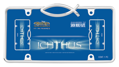 Ichthus License Plate Frame