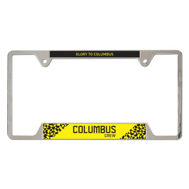 Columbus Crew Chrome License Plate Frame - Metal