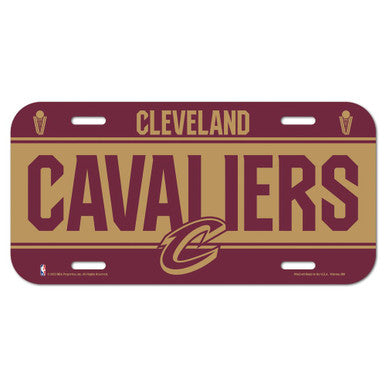 Cleveland "CAVALIERS" Plastic License Plate