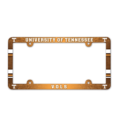 University Of Tennessee Volunteers Full Color Plastic License Plate Frame