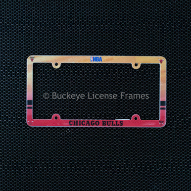 Chicago Bulls Full Color Plastic License Plate Frame