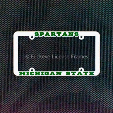 Michigan State University Spartans License Plate Frame