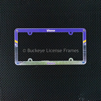Minnesota Vikings Full Color Plastic License Plate Frame