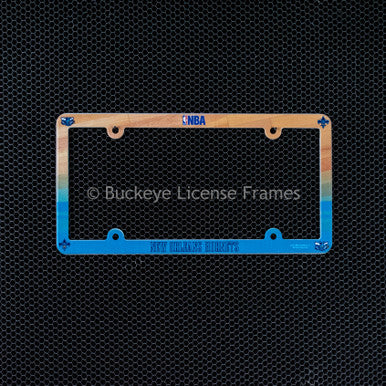 New Orleans Hornets Full Color Plastic License Plate Frames