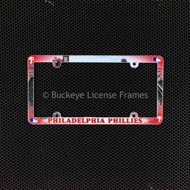 Philadelphia Phillies Full Color Plastic License Plate Frame