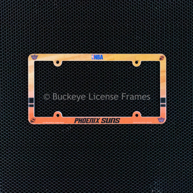 Phoenix Suns Full Color Plastic License Plate Frame