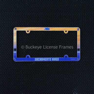 Sacramento Kings Full Color Plastic License Plate Frame