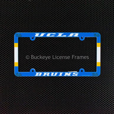 University of California Los Angeles UCLA Bruins Full Color Plastic License Plate Frame