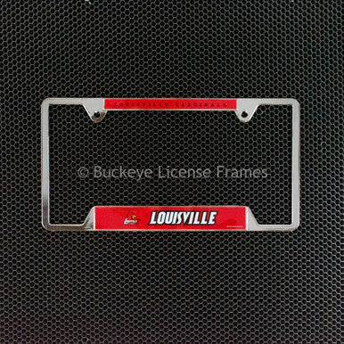 University Of Louisville Cardinals Chrome License Plate Frame