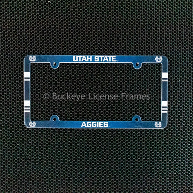 Utah State University Aggies Full Color Plastic License Plate Frame