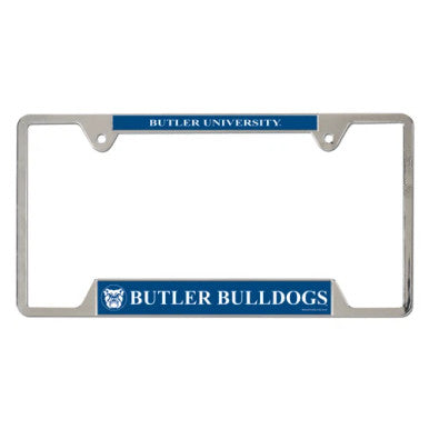 Butler University Bulldogs Chrome License Plate Frame - Metal